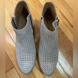 Lucky brand perforated booties, 8